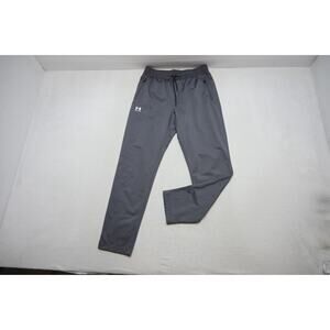 Under Armour Sweat Pants Fleece Gray Tapered Athletic W/Pockets Mens Large